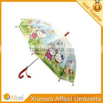 wholesale lovely Cartoon characters Pattern transparent umbrellas