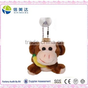 Monkey Plush Stuffed Animal Keychain 10cm