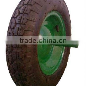 14" rubber wheel for wheel barrow