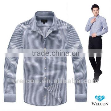 Button down collar long sleeve latest brand design trendy slim fit 100% cotton fancy business dress fashion men oxford shirt