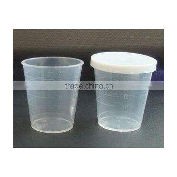 30ml 1 oz plastic pp measure cup with cover