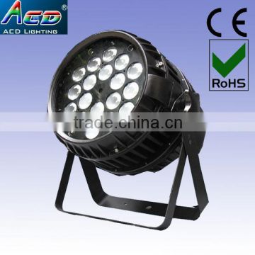 wholesale price for 180w waterproof 18*10w 4in1 rgbw led dmx par light