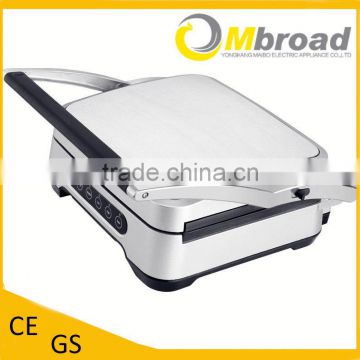 4 Slices Stainless steel housing Digital Sandwich Press Panini Grill