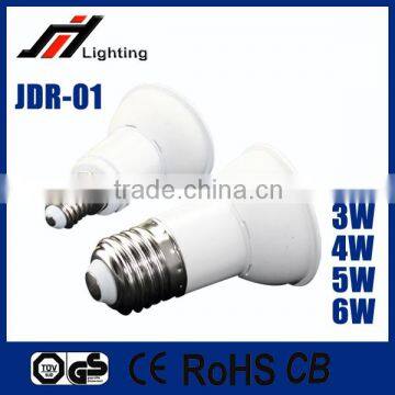 2016 hot sale JDR 3w 4w 5w 6w 85-265V E27 e14 led light bulb