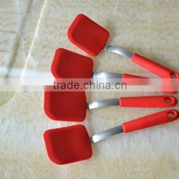Names of Kitchen Utensils Silicone Turner With Silicone Overmolded Handle Silicone Cookware