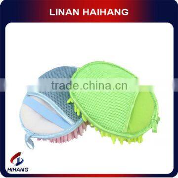 China wholesale tortoise style microfiber sponge glove