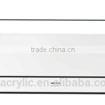 fancy clear acrylic service tray for restaurant with high quality