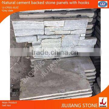 Natural stone cladding with hooks/clips/veneered panel/exterior wall stone decoration