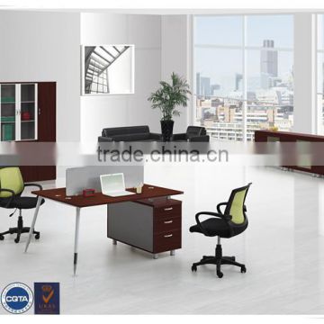 Wholesale commercial MFC office furniture desk with partition