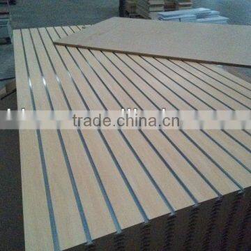 Funiture grade/ groove/wood grain Melamine MDF board