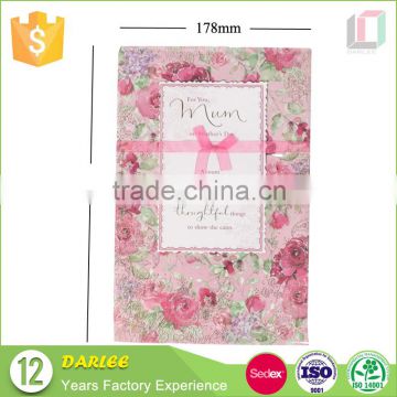 China lowest price offset printing different design decorating happy birthday card