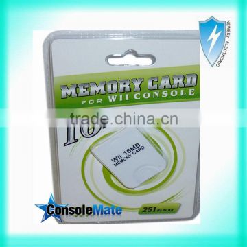 16MB memory card For WII