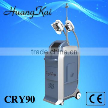 each 2 work heads working at the same time Cryo Fat Freezing cryotherapy Vacuum