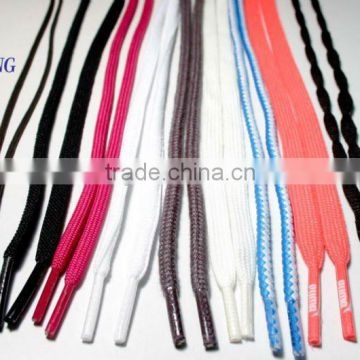 OEM cheap waxed shoelaces high boots with cords