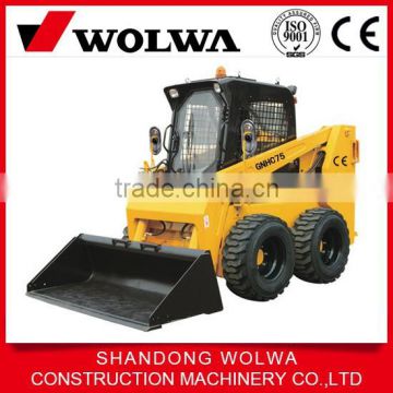 Chinese Mini Skid Steer Loader with 75HP for Sale