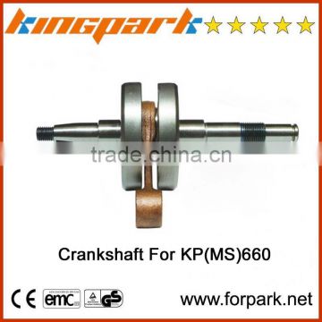 Proffessional Garden Tools Kingpark Spare parts 660 New crankshaft For chainsaw