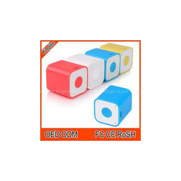Super Mini cuboids Portable Bluetooth Speaker with Hang rope Wireless Speaker Sound System Audio Music Surround MP3 4 Player