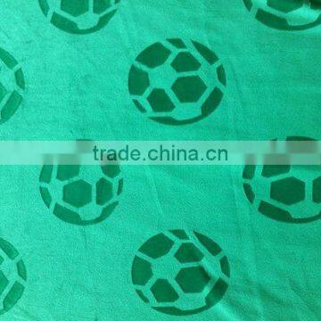 2.5mm pile E.F.velboa brushed design fabric for garment