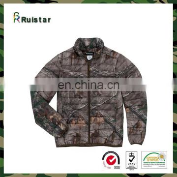 Men's Non License Camo Hunting Packable Down Jacket