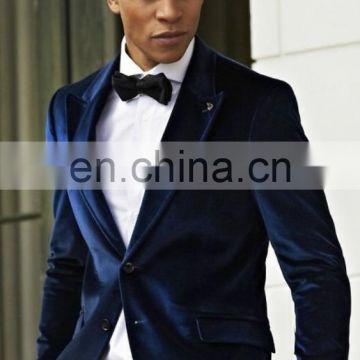 New Men Designer OCC EHS Wedding Groom Tuxedo Dinner Velvet Coat Jackets Blazers