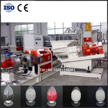 Kneader twin screw extruder for color masterbatch