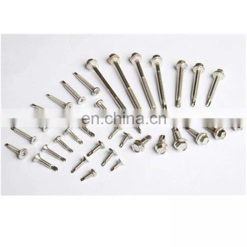 Stainless steel pan head self tail drilling tapping screw ss304/316