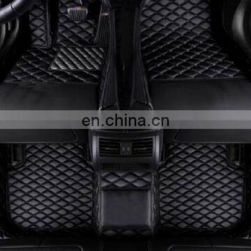 Leather Car Floor Mats Waterproof without LOGO Fit for Infiniti G37 2008~2013 Convertible 2-Door black
