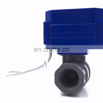 5v 3.6v 12v 24v 110v 220v DN15 DN20 brass ss304 mini electric motorized   valve for water flow control system