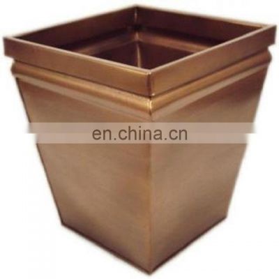 brown box shape indoor planters for sale