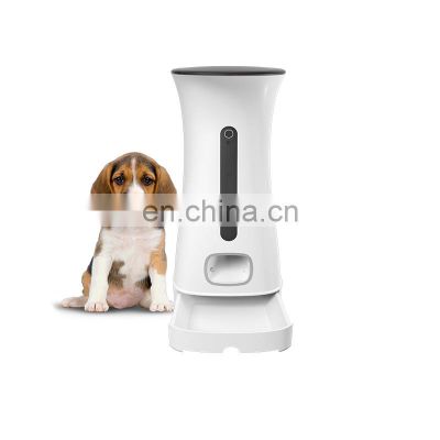 Puppy Kitten 7.5L Cat Food Dispensers with 720P HD Wifi Camera Voice Recorder Automatic Cat Feeder with Timer