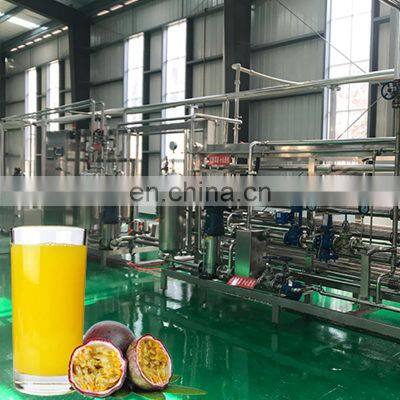 Natural passion juice making machine fruit juice production line