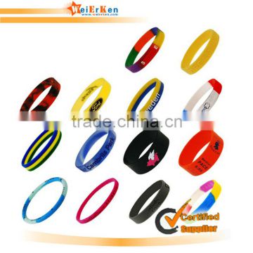 promotional cheap free kids rubber band bracelets