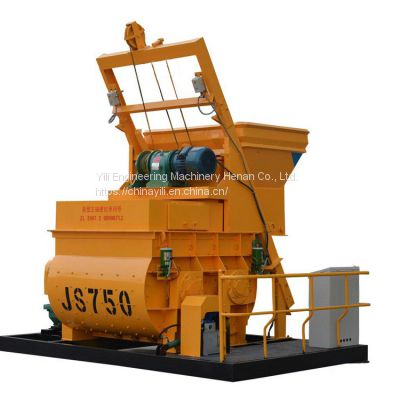china popular commercial twin shafts mixer concrete batching plant