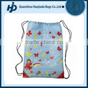 Fashion beautiful cheap small nylon drawstring bags