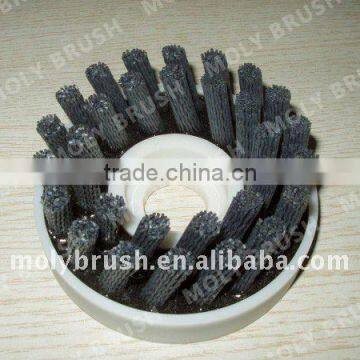 abrasive nylon disc brush