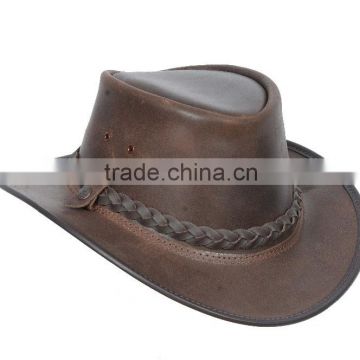 fashion western cowboy hats/Genuine Cowhide Leather cowboy hats/WB-CH-1208
