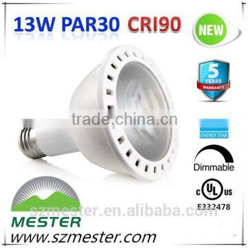 Cob LED Par30 with 13W 800lm for north america