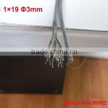 Galvanized wire rope strand