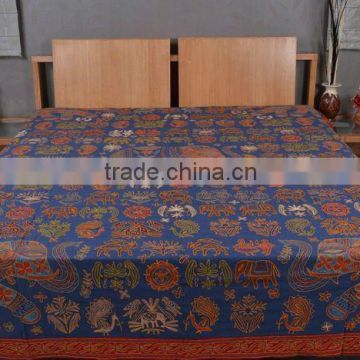 One stop Online store to buy Handmade Embroidered indian ethnic Bedspreads,Bohemian Embroidery Bedcover,cotton Bedsheets