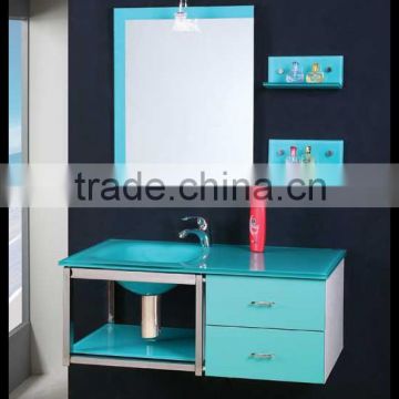 bathroom cabinet mirror cabinet with light with shelf YL-7086