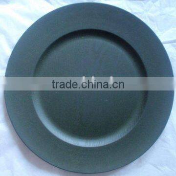 Charger plastic plate