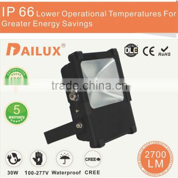 Aluminum Alloy Lamp Body Material and 2700-6500K Color Temperature(CCT) 30w led square flood light