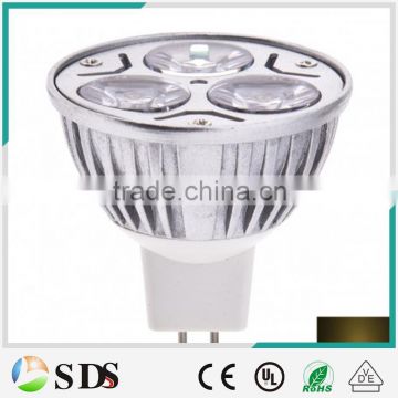 LED spotlightLED 3W cool white led spot light high power MR16 LED spotlight DC12V