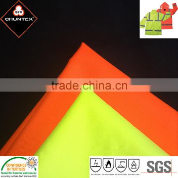Hi vis Fluorescent Yellow / Fluorescent Orange Fabric for safety workwear