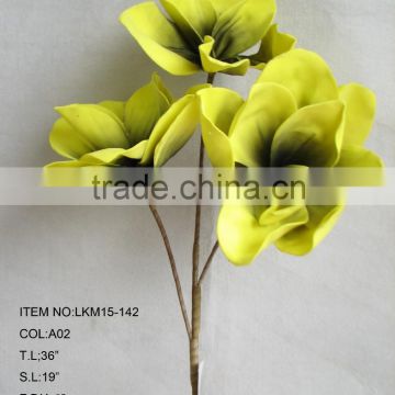 Hot sales decorative new special Artificial Dyed Eva Flower 34.5" Succulent long Stem for Home Decoration