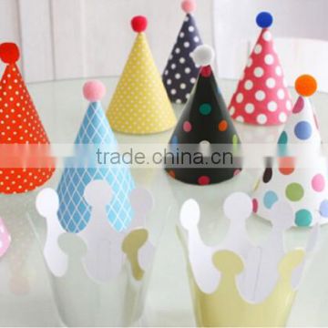 Beautiful Birthday Party Paper Hats