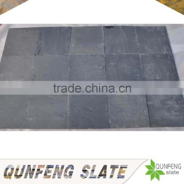 cheap natural black stone slate tile