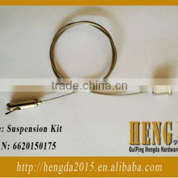 Stainless steel wire rope for luminaire