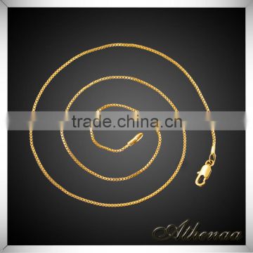 Gold Chain Jewelry Design for Girls Brass Chain Custom Rope Necklace