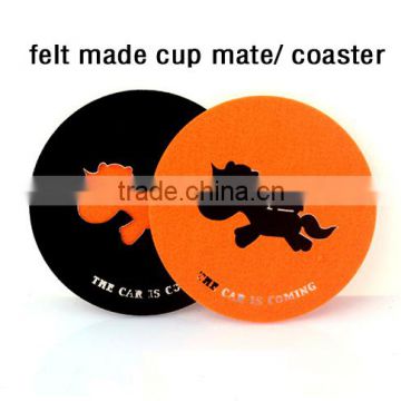 high quality felt cup mat coaster